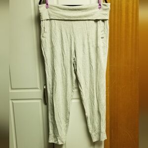 👙DKNY Sport sweatpants with side leg mesh paneling and foldover waist